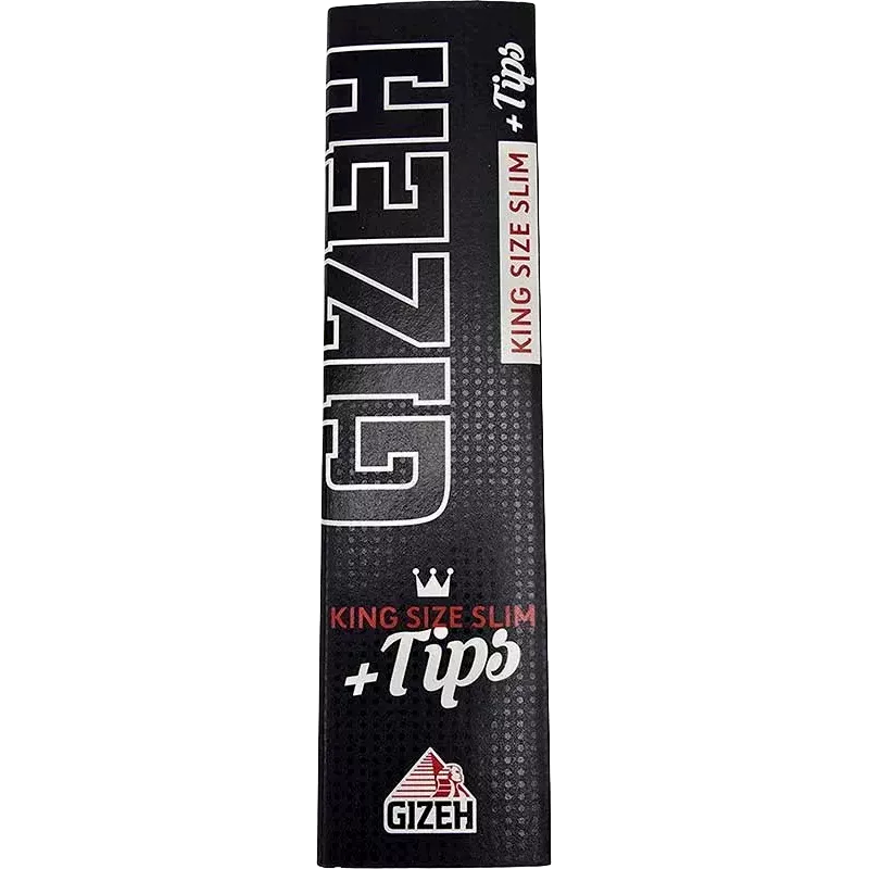 GIZEH – Black King Size Slim + Tips