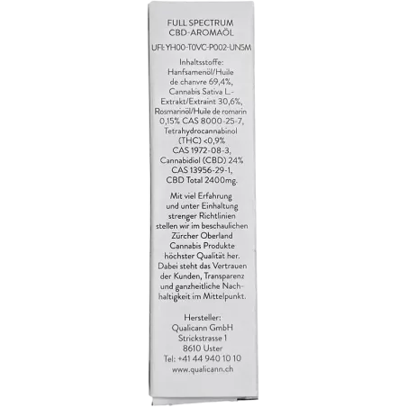 Qualicann – Huile CBD Entire Full Spectrum 24%