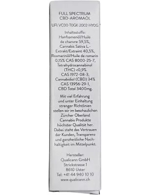 Qualicann – Olio CBD Entire Full Spectrum 34%