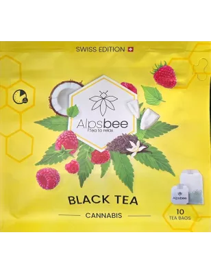 Alpsbee – Schwarzer CBD Tee