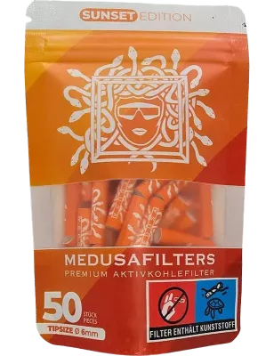 Medusafilters – Aktivkohlefilter 6 mm 50 Stück