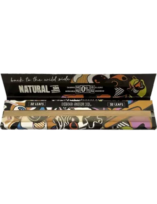 Old School Papers – Natural King Size XL Feuilles à Rouler 125 mm