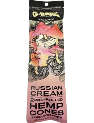 G-Rollz – Russian Cream Coni di canapa pre-rollati 109 mm