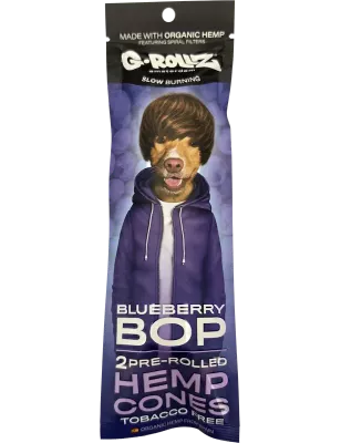 G-Rollz – Blueberry Bop Hemp Cones Vorge­drehte Cones 109 mm
