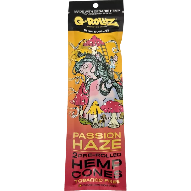 G-Rollz – Passion Haze Hemp Cones Vorge­drehte Cones 109 mm