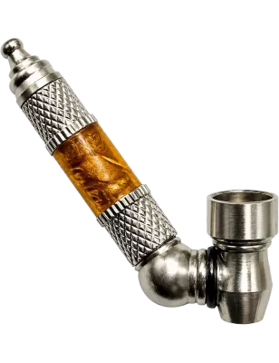 Metal Pipe – Metall- & Kunststoffpfeife 45° Amber 9 cm
