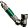 Metal Pipe – Metall- & Kunststoffpfeife 45° Emeraldgrün 9 cm