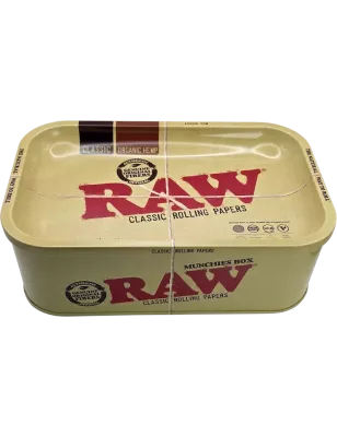 RAW – Munchies Box Scatola in metallo con vassoio