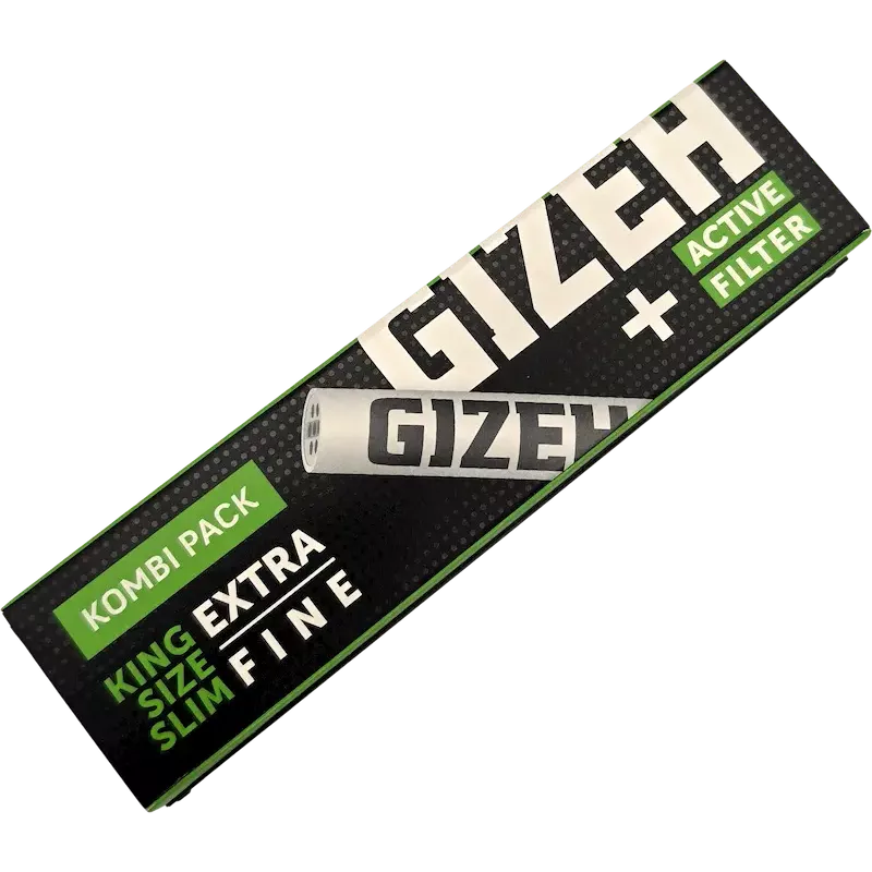 Gizeh – Black King Size Slim + Active Filter