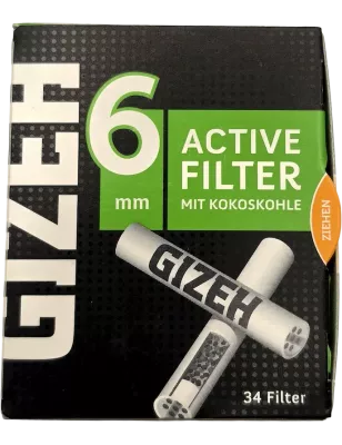 GIZEH – Black Active Filter 6 mm x34
