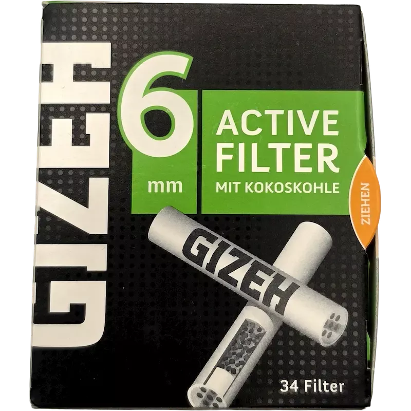 GIZEH – Black Active Filter 6 mm x34