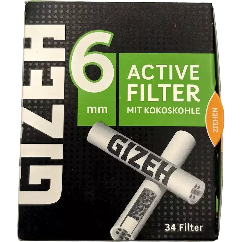 GIZEH – Black Active Filter 6 mm x34