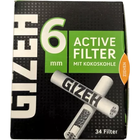 GIZEH – Black Active Filter 6 mm x34