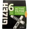 GIZEH – Black Active Filter 6 mm x34