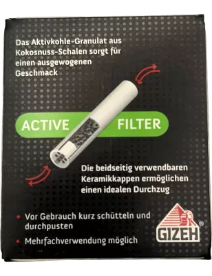 GIZEH – Black Active Filter 6 mm x34