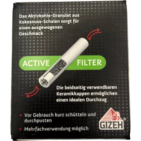 GIZEH – Black Active Filter 6 mm x34