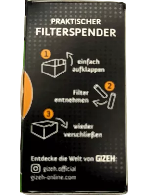 GIZEH – Black Active Filter 6 mm x34