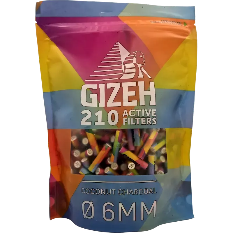 Gizeh – Rainbow Active Filter 6 mm (210 Stk.)