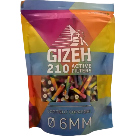 Gizeh – Rainbow Active Filter 6 mm (210 Stk.)