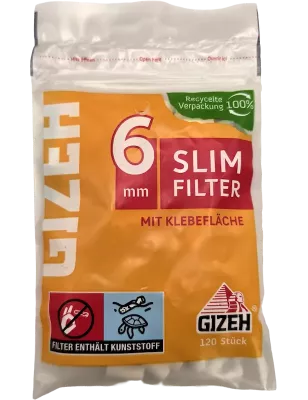 Gizeh – Slim Filter 6 mm 120 Stk.