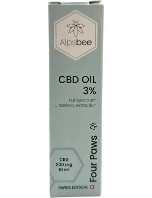 Alpsbee – Four Paws Huile CBD 3% 10 ml