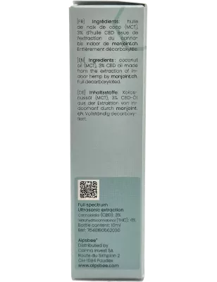 Alpsbee – Four Paws Huile CBD 3% 10 ml