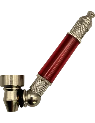 Pipe Métal & Plastique 45° Rubis 11 cm