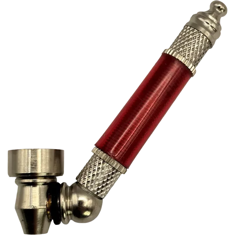Pipe Métal & Plastique 45° Rubis 11 cm