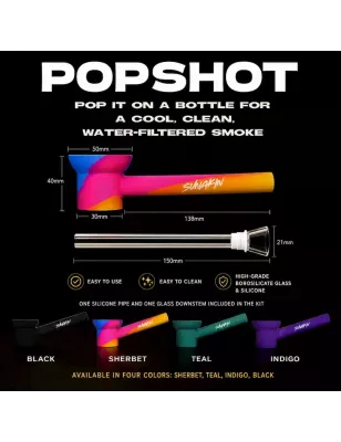 Sunakin – PopShot Pipe à eau portable
