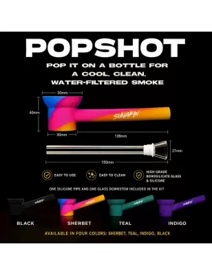 Sunakin – PopShot Tragbare Wasserpfeife