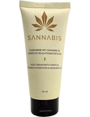 Sannabis – Crème Pieds à l’Huile de Chanvre 75 ml