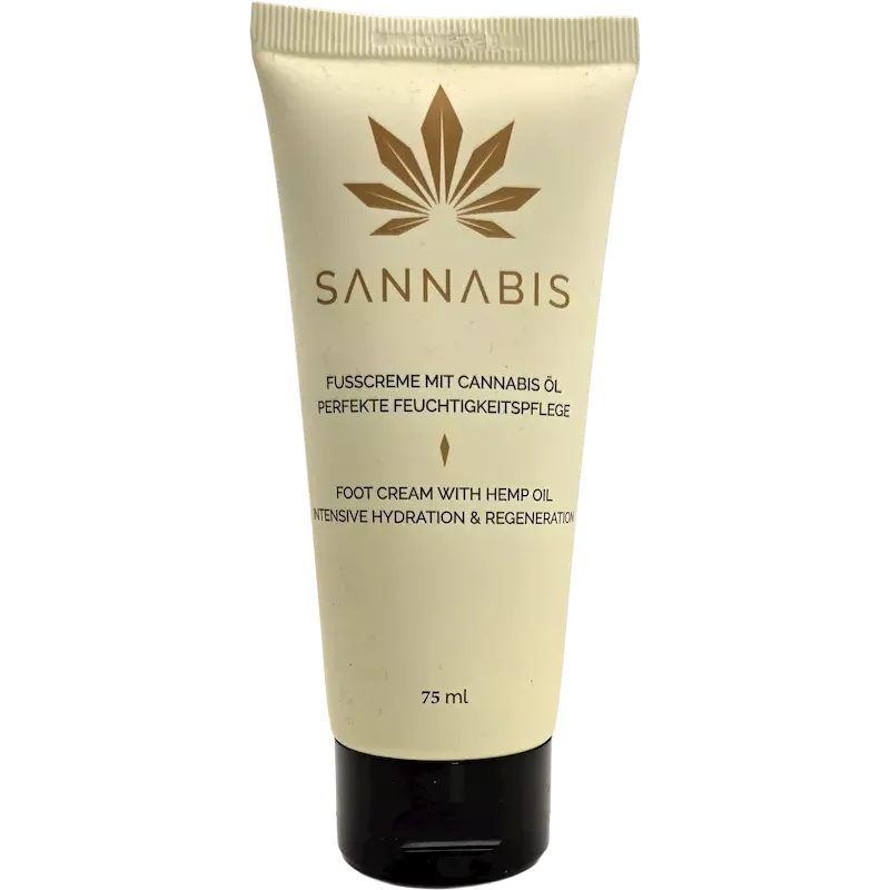 Sannabis – Crème Pieds à l’Huile de Chanvre 75 ml
