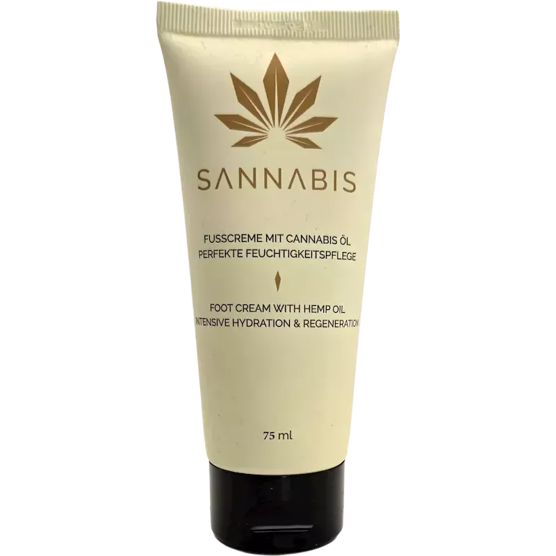 Sannabis – Crème Pieds à l’Huile de Chanvre 75 ml