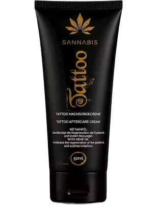 Sannabis – Crème Tattoo à l’Huile de Chanvre 50 ml