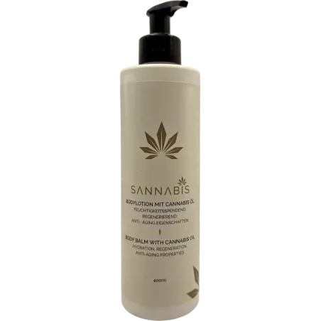 Sannabis – Bodylotion mit Hanföl 400 ml