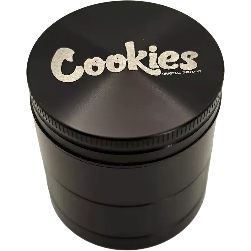 Santa Cruz Shredder x Cookies – Medium Black 4-Piece Grinder