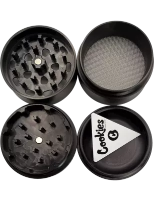 Santa Cruz Shredder x Cookies – Medium Black 4-Piece Grinder
