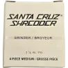 Santa Cruz Shredder x Cookies – Medium Black 4-Piece Grinder