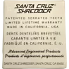 Santa Cruz Shredder x Cookies – 4-teiliger Grinder Medium Schwarz