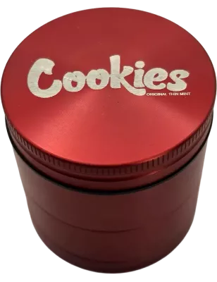 Santa Cruz Shredder x Cookies – 4-teiliger Grinder Medium Rot