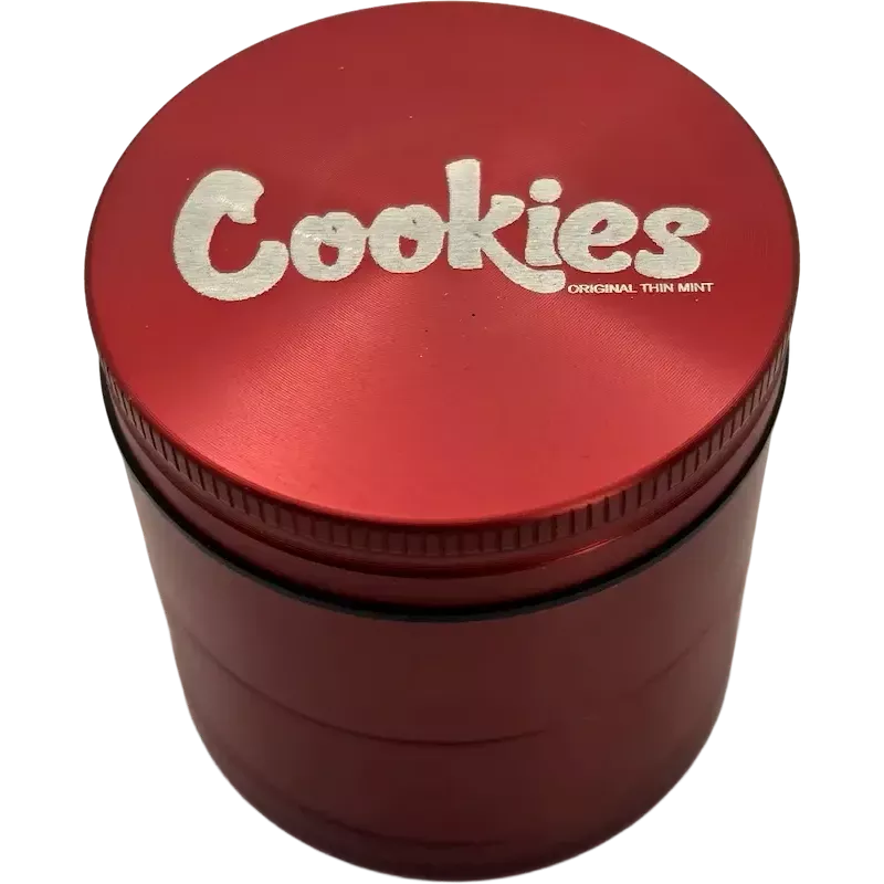 Santa Cruz Shredder x Cookies – Medium Red 4-Piece Grinder