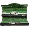 Hemper – Brown King Size Slim Papers + 6 mm Glasfilter