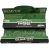 Hemper – Feuilles à Rouler Brown King Size Slim + Filtres en Verre 6 mm