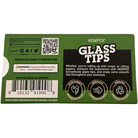 HEMPER – Glasfilter 8 mm x5