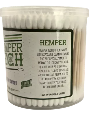 Hemper – Tech Cotton Buds (200 pièces)
