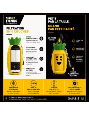 Smoke Fiends – Juice the Pineapple Portable Smoke Filter