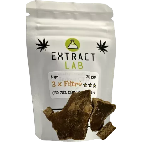 Extract Lab – Triple Filtré Résine CBD Full Spectrum