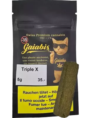 Gaiabis – Triple X Résine CBD Premium