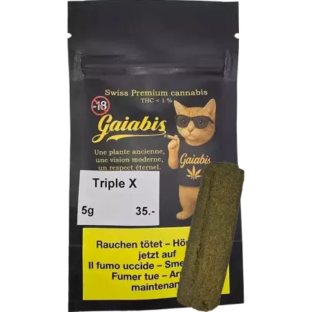 Gaiabis – Triple X Résine CBD Premium