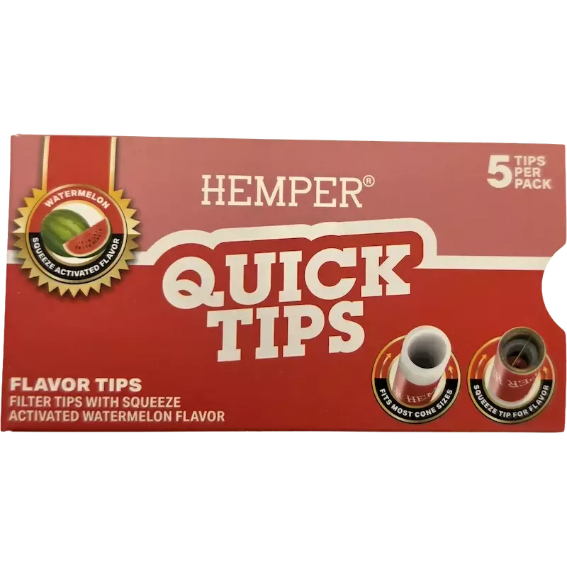 Hemper – Quick Tips Watermelon Filtres aromatisés x5
